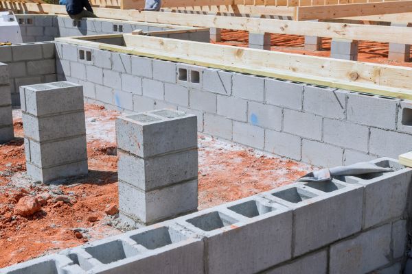 Cement Block Installation in Bethlehem