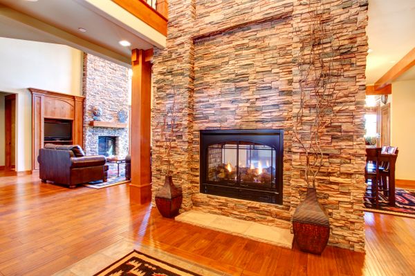 Stone Hearth Installation in Bethlehem